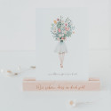Postkarte "Blumenmädchen"
